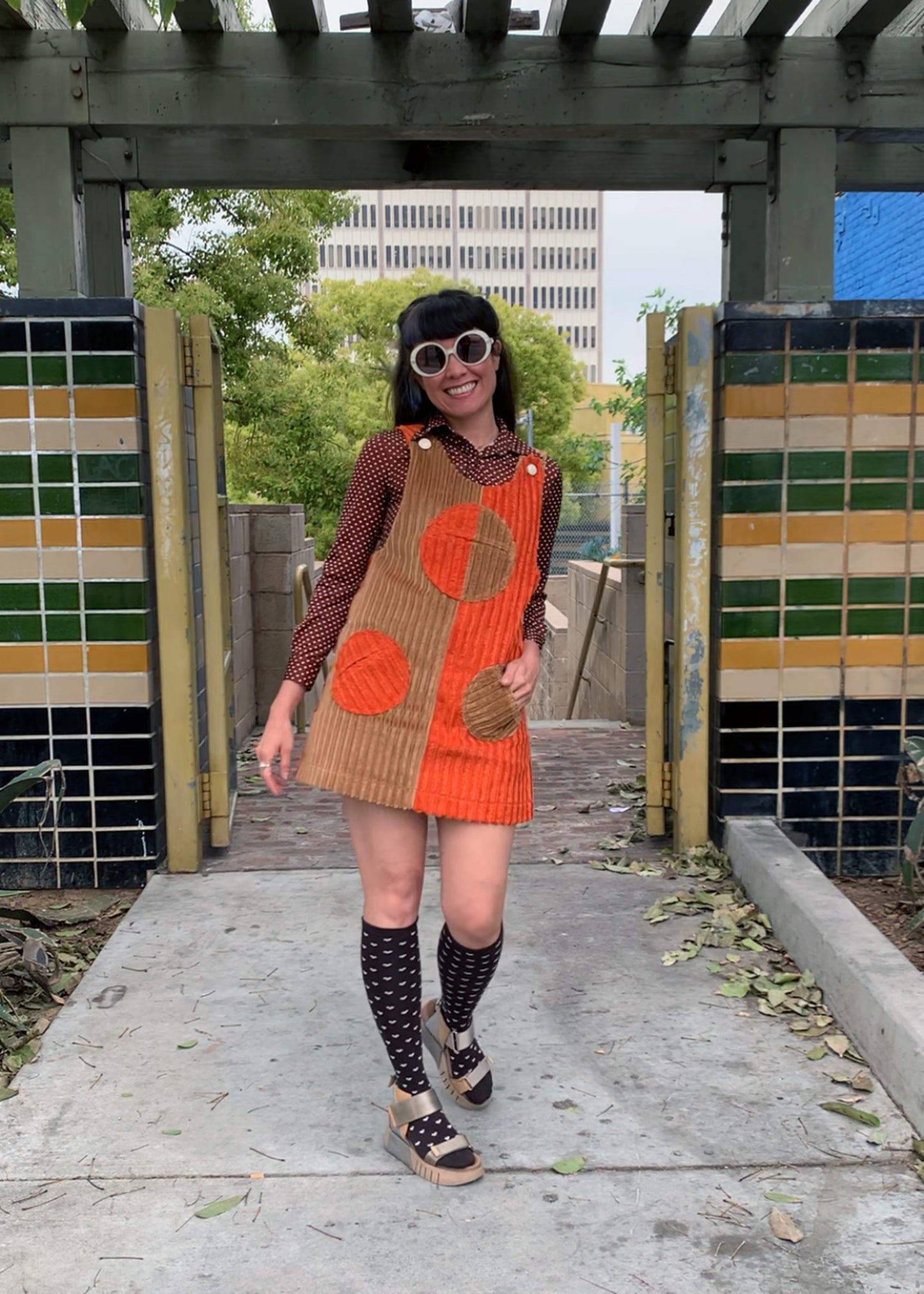 Holis Corduroy Jumper in Brownie Points (Made to Order)