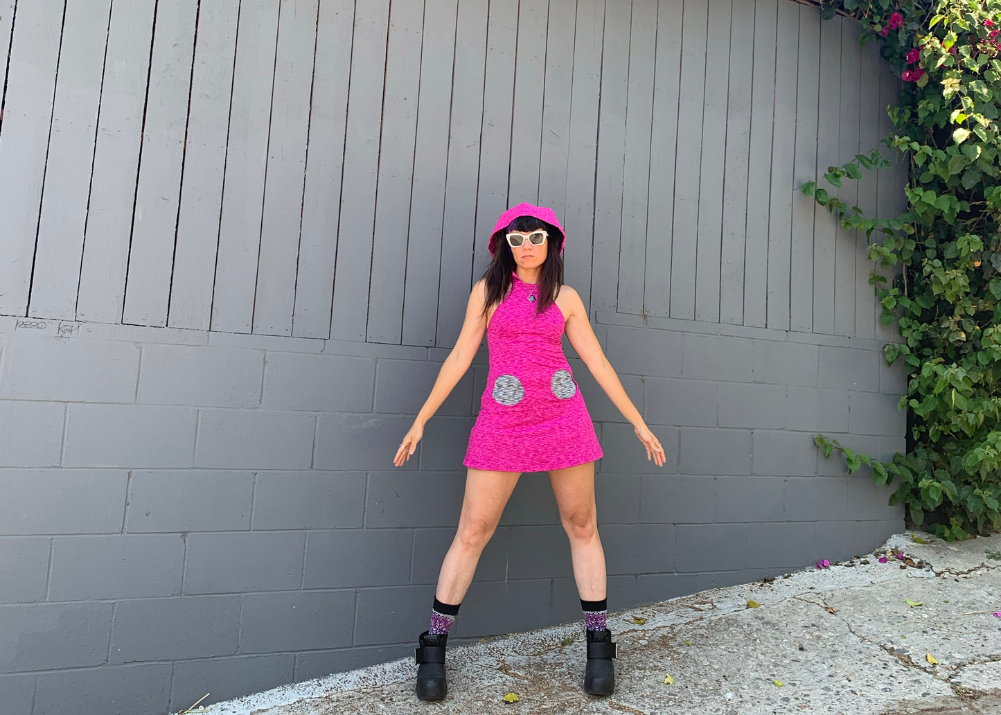 Spaceracer Dress in Electrostatic