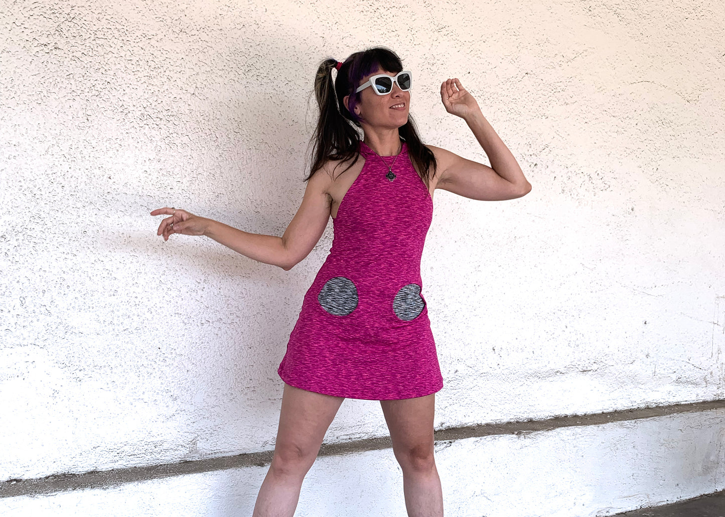Spaceracer Dress in Electrostatic