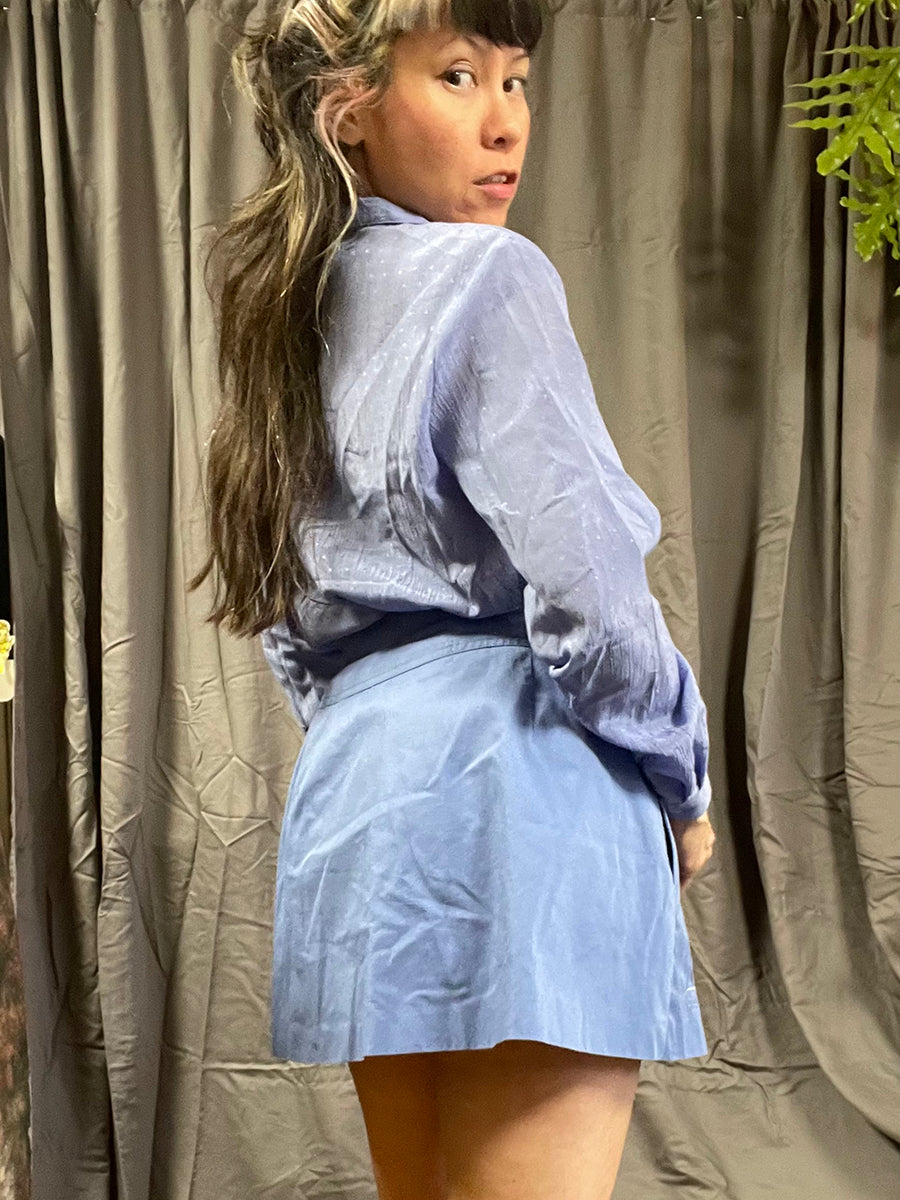 Jones New York Vintage '90s Periwinkle Blouse