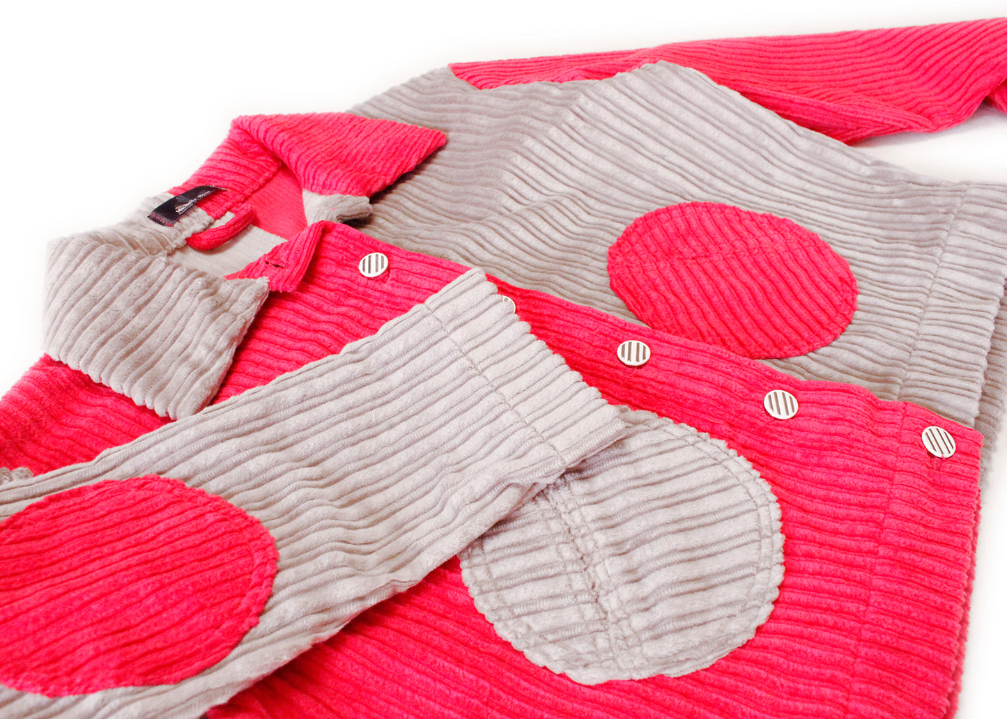 Holis Corduroy Jacket in Magneta (Made to Order)