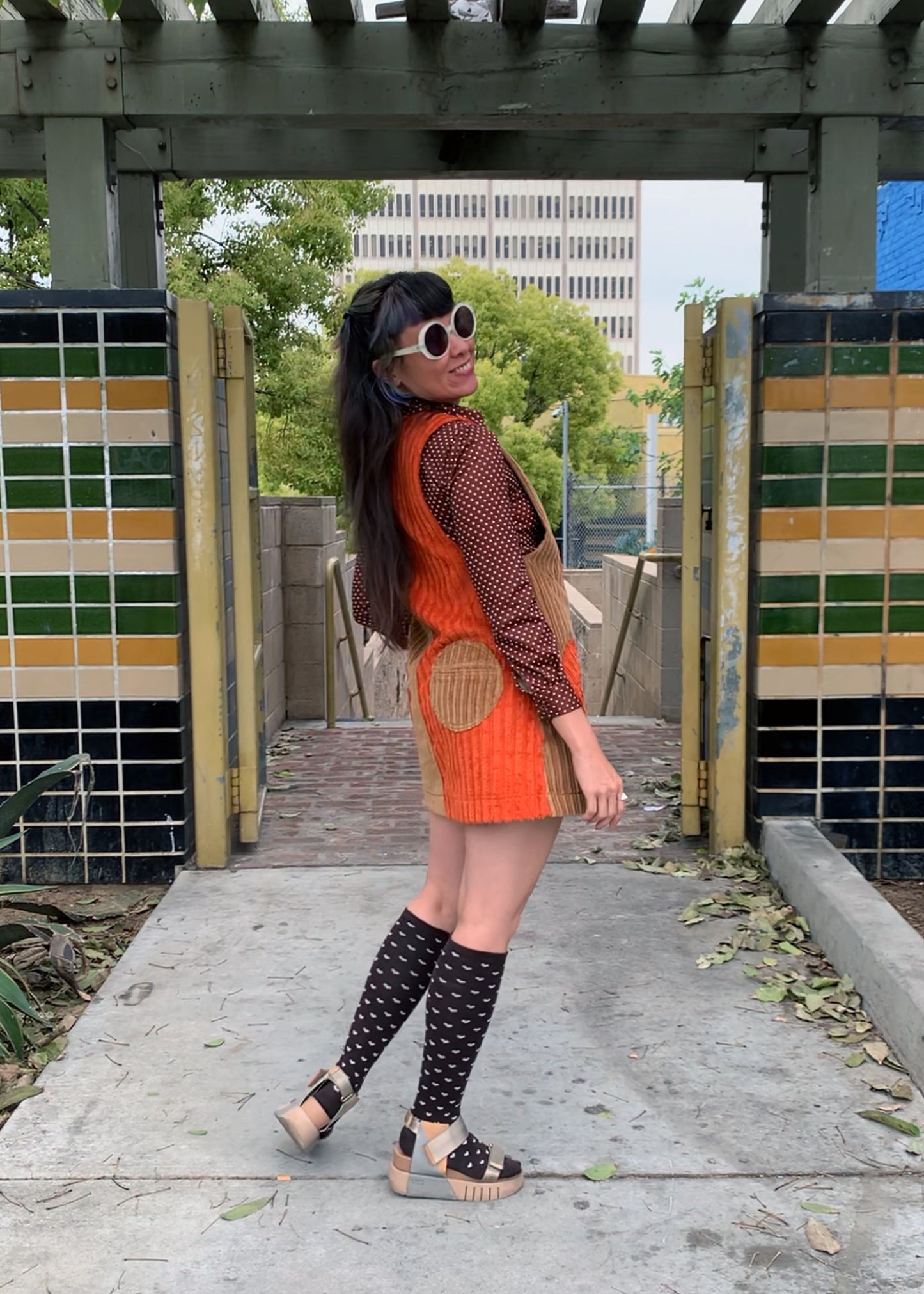 Holis Corduroy Jumper in Brownie Points (Made to Order)