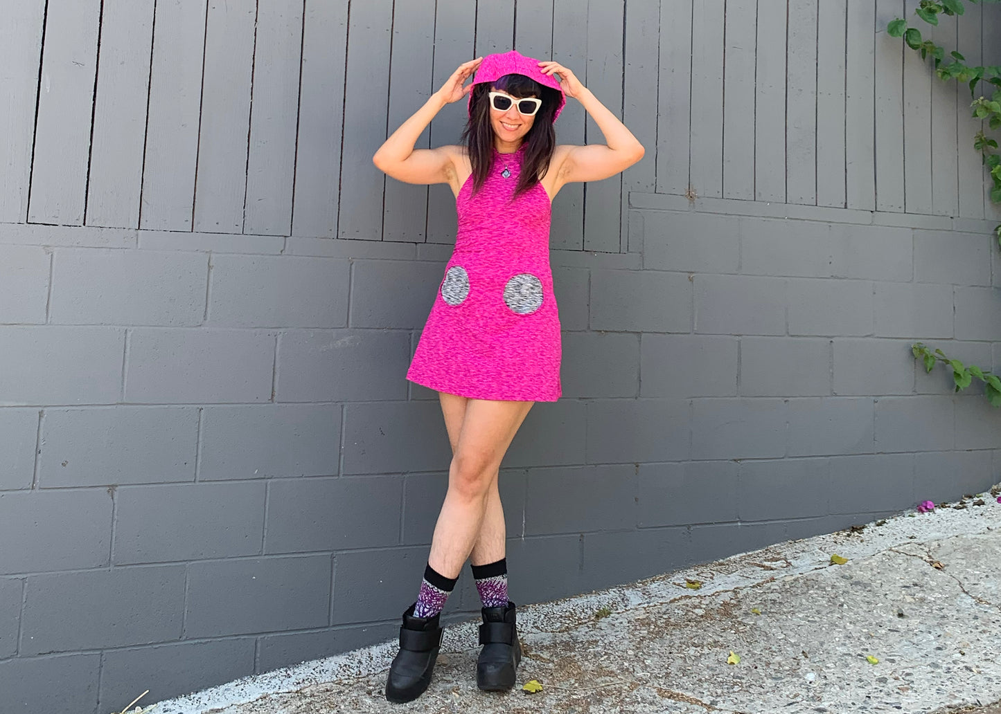 Spaceracer Dress in Electrostatic