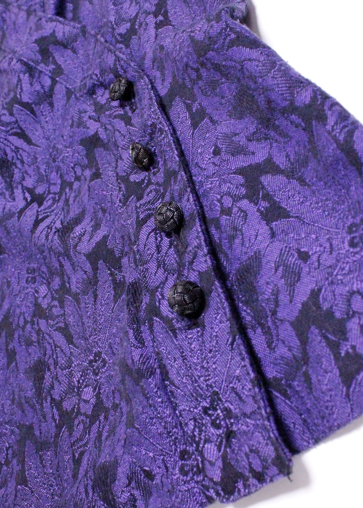 All That Jazz Eighties/Nineties Purple Jacquard Jacket