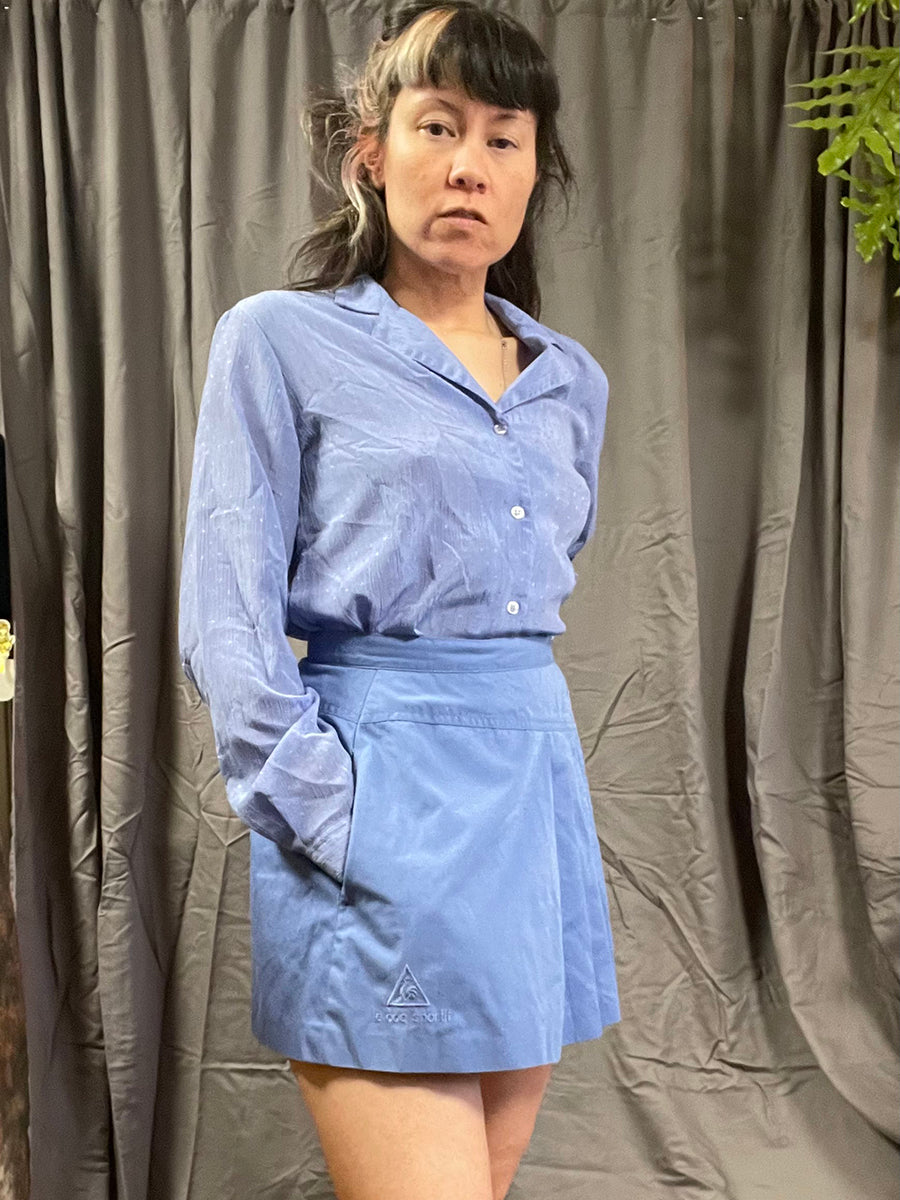 Jones New York Vintage '90s Periwinkle Blouse