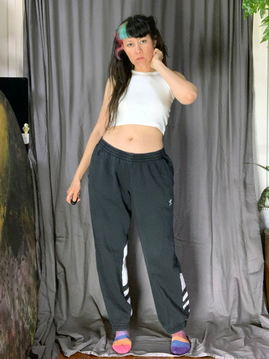Adidas Track Pants with Appliqué Logo
