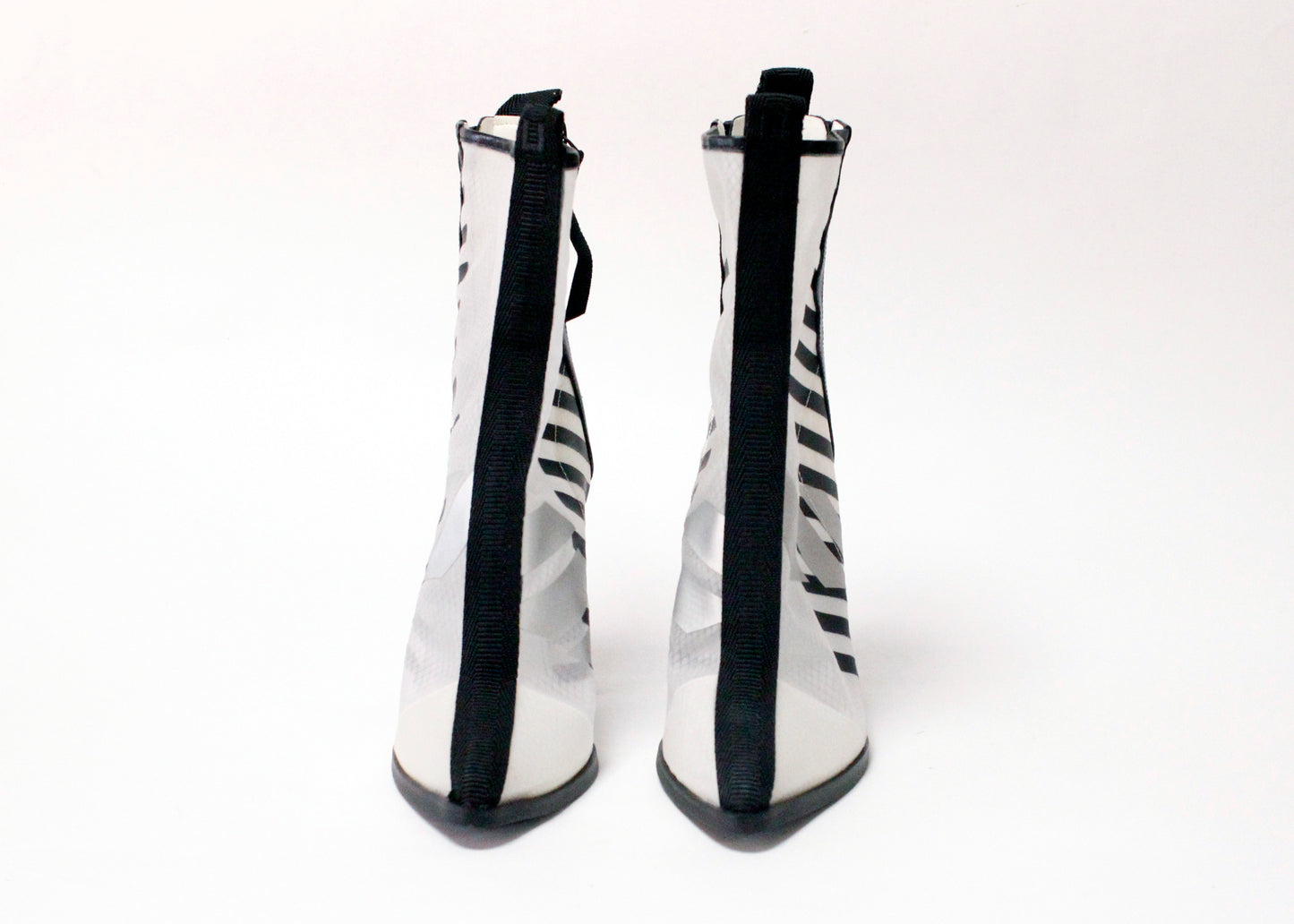 United Nude Molten Calli Hi Mesh Boots in White, Size 36/US 6