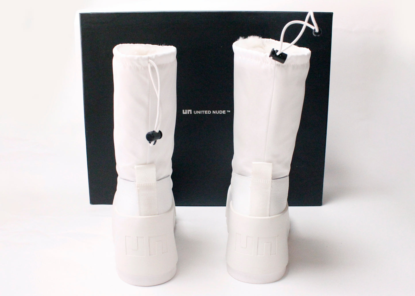 United Nude Polar Cover Boots in White, Size 37/US 7