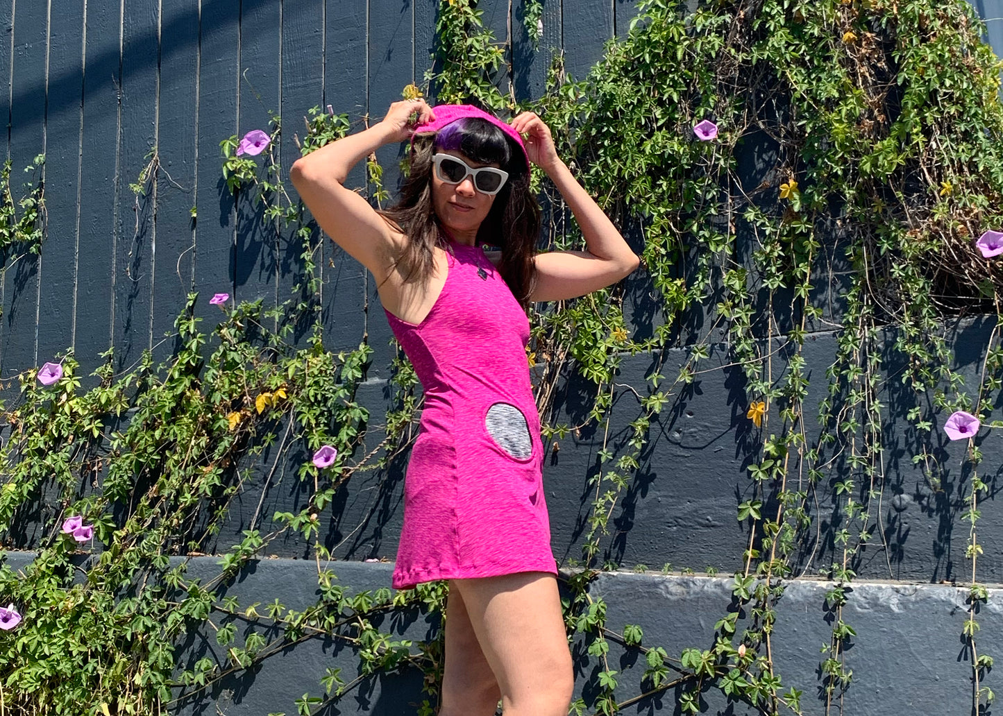 Spaceracer Dress in Electrostatic