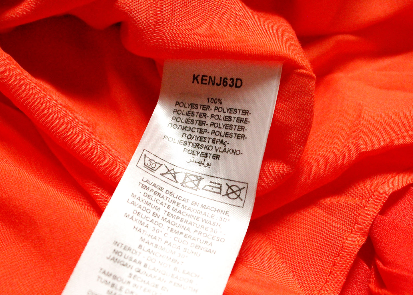 NAFNAF Long Red Pleated Skirt, Size 38