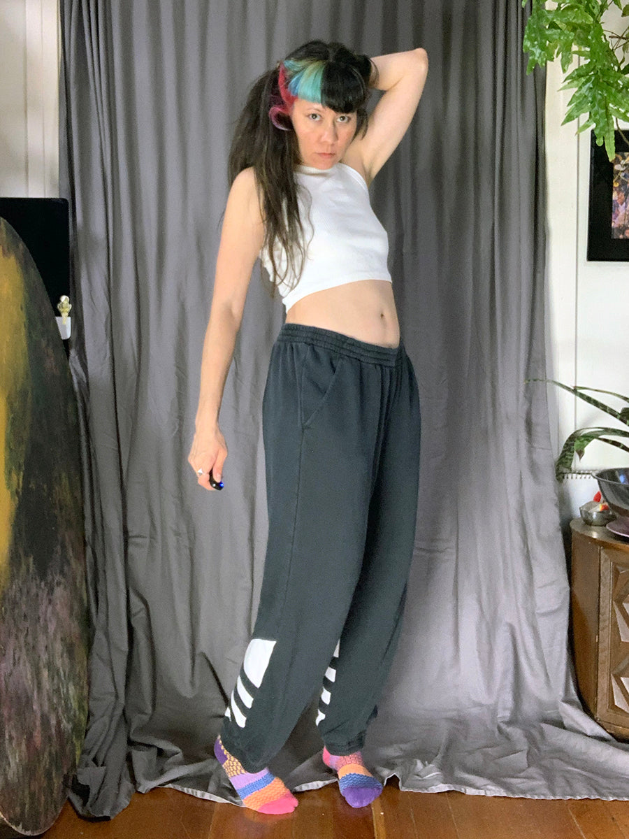 Adidas Track Pants with Appliqué Logo
