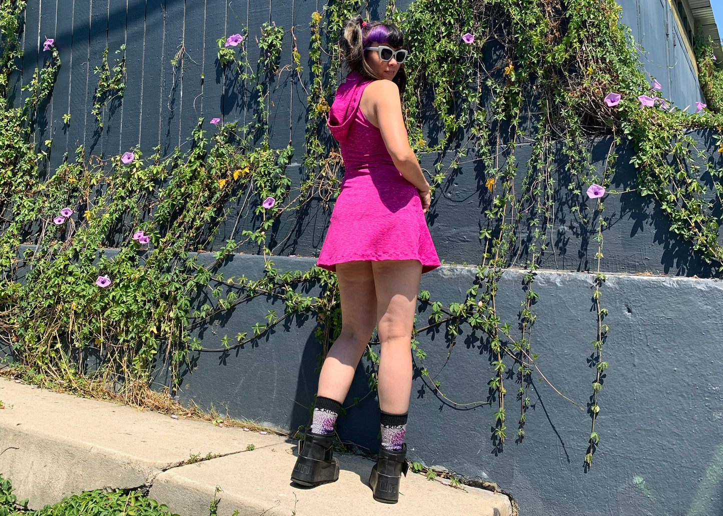 Spaceracer Dress in Electrostatic