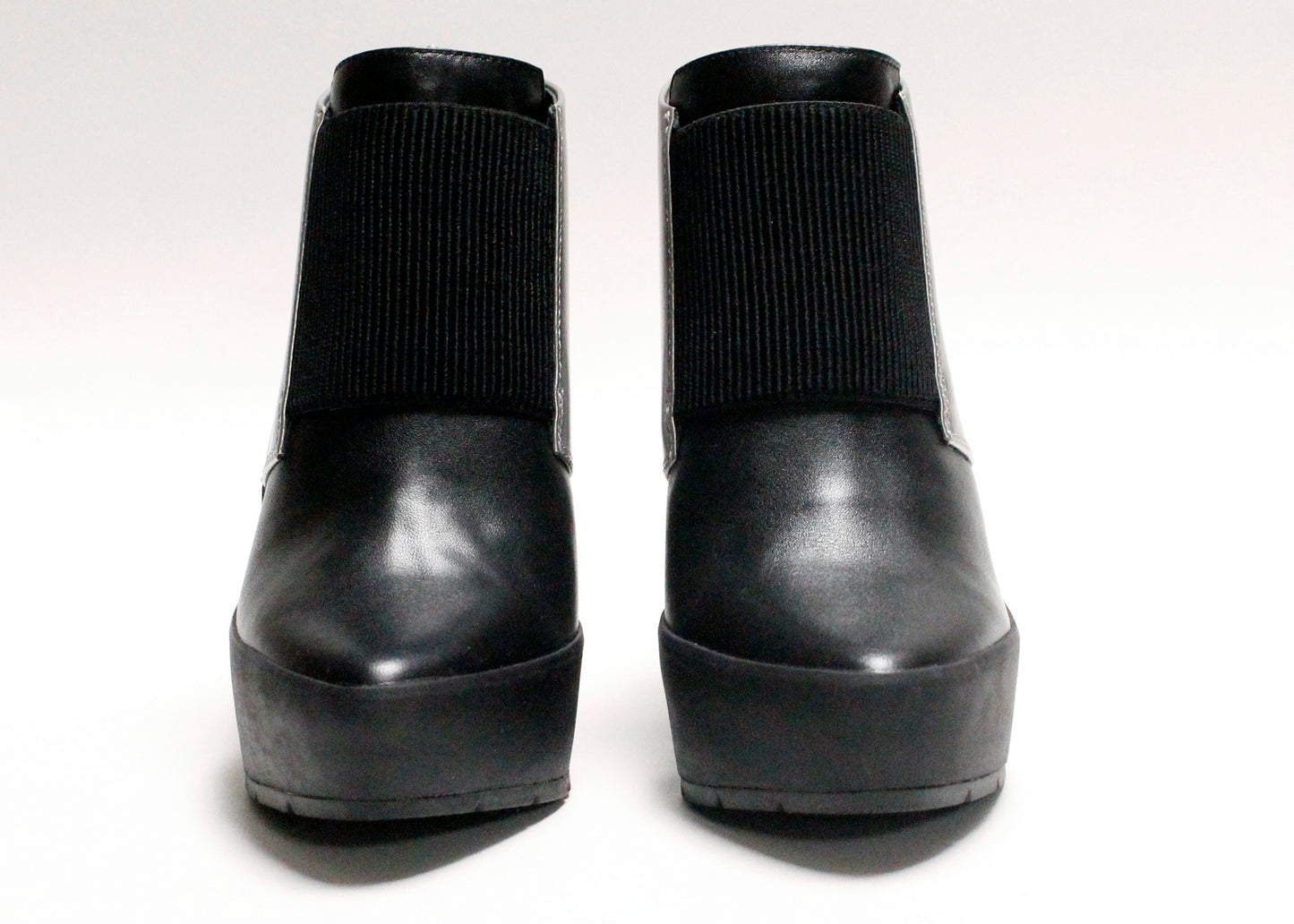 United Nude Uma Oxford Wedges in Dark Silver & Black, Size 36 (US 6)