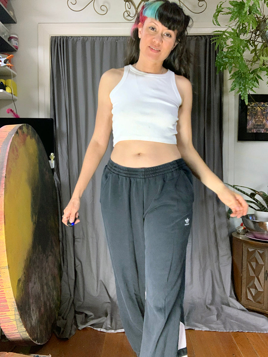 Adidas Track Pants with Appliqué Logo