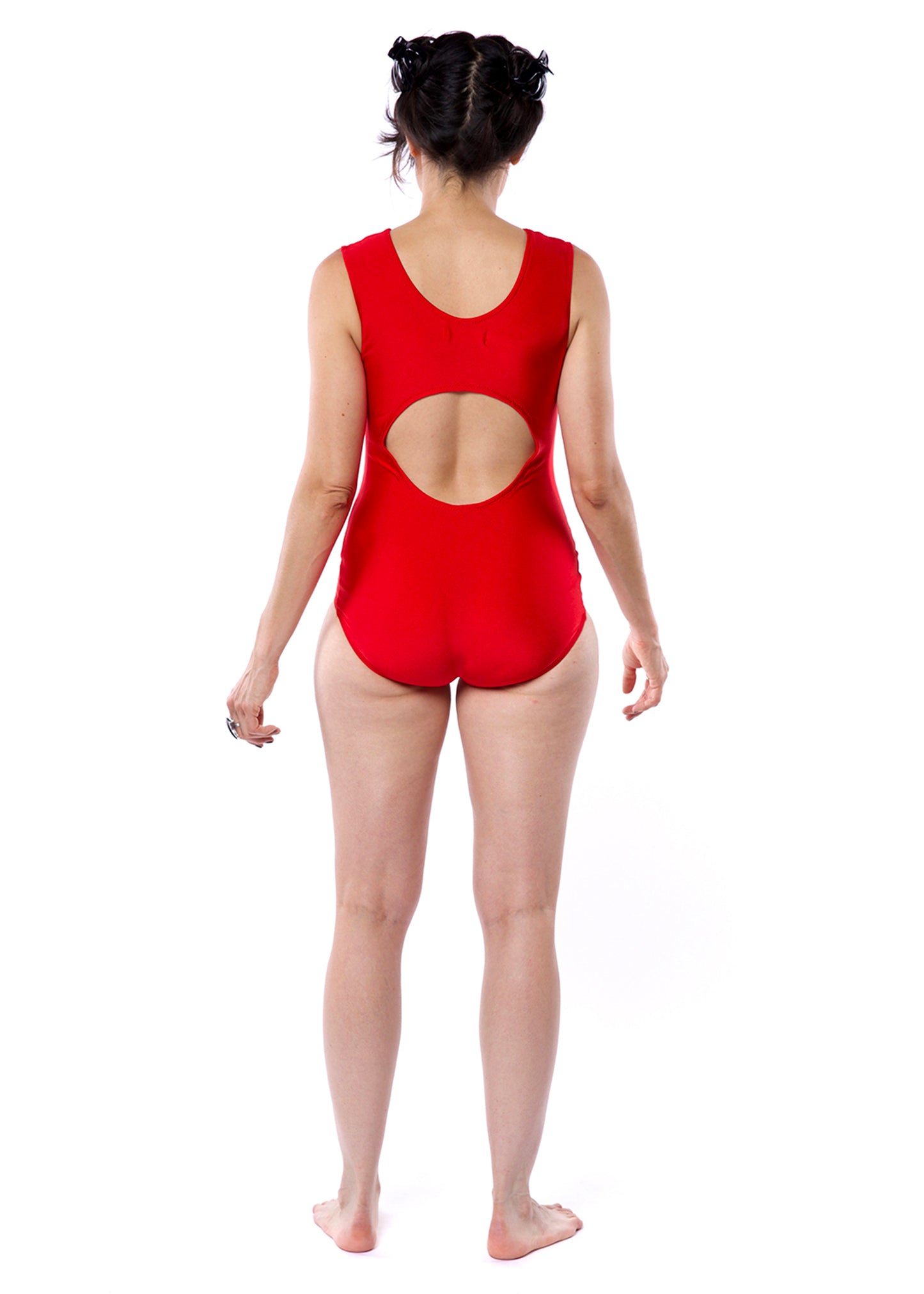 Concentric Swimsuit in Red