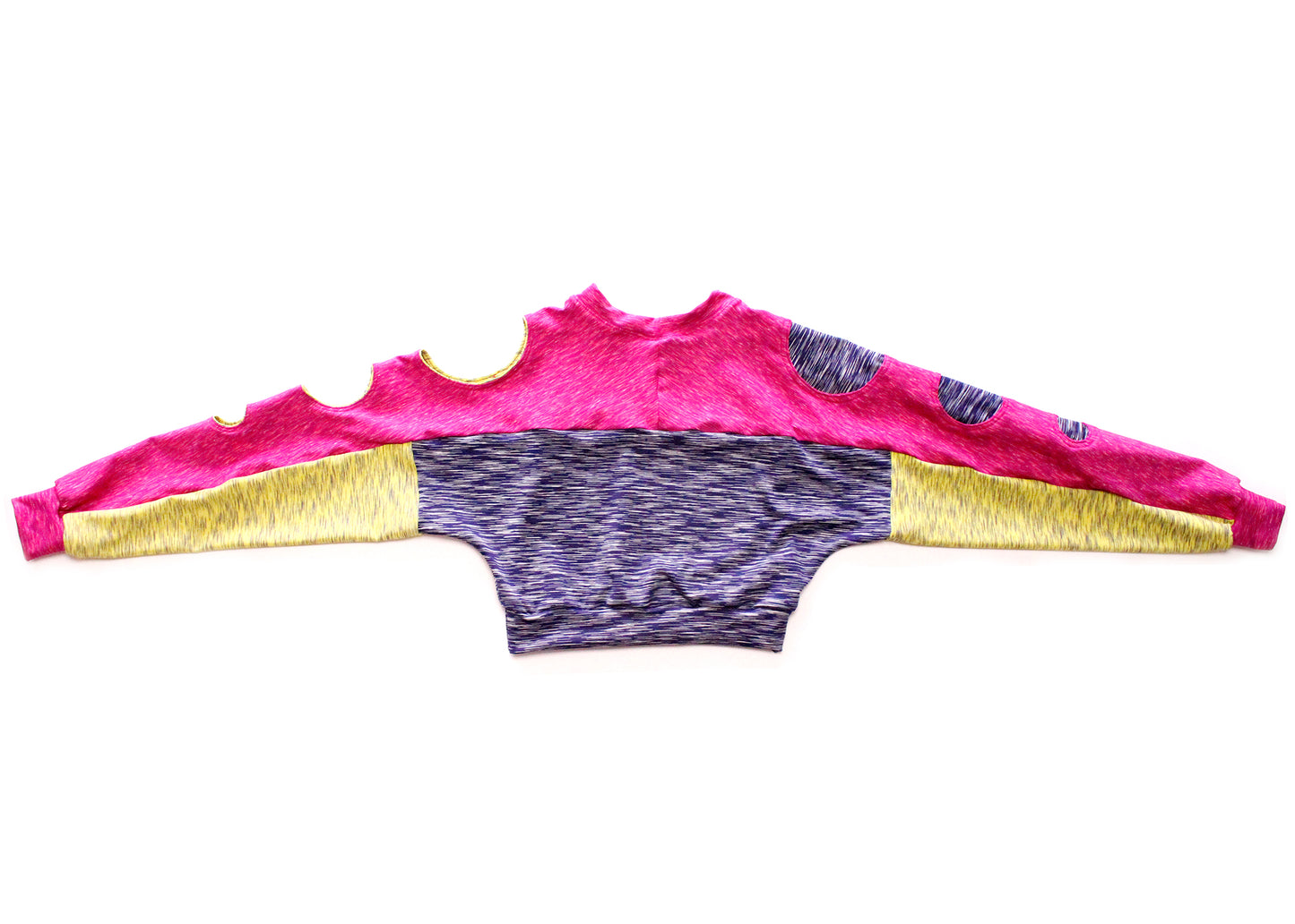 Concentric Praxis Long Sleeve Top In Space Dye Alt Primaries