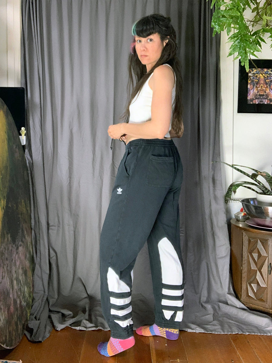Adidas Track Pants with Appliqué Logo