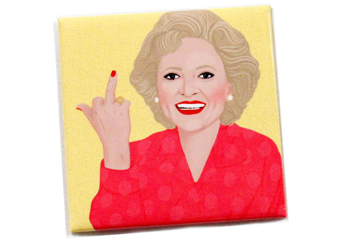Betty White Bird Magnet