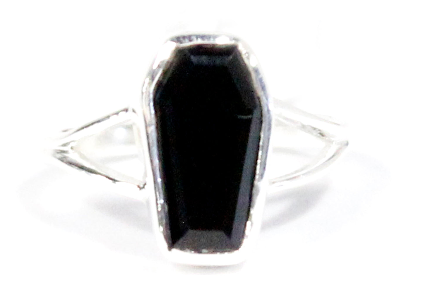 Coffin Ring in Black Onyx