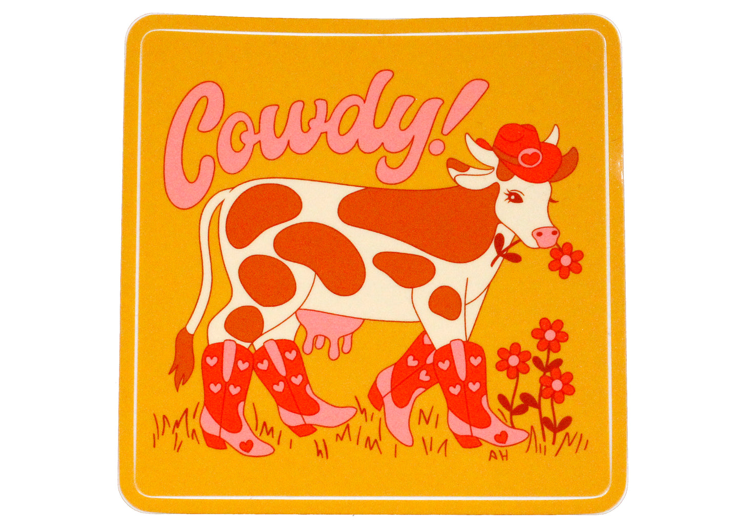 Cowdy! Sticker