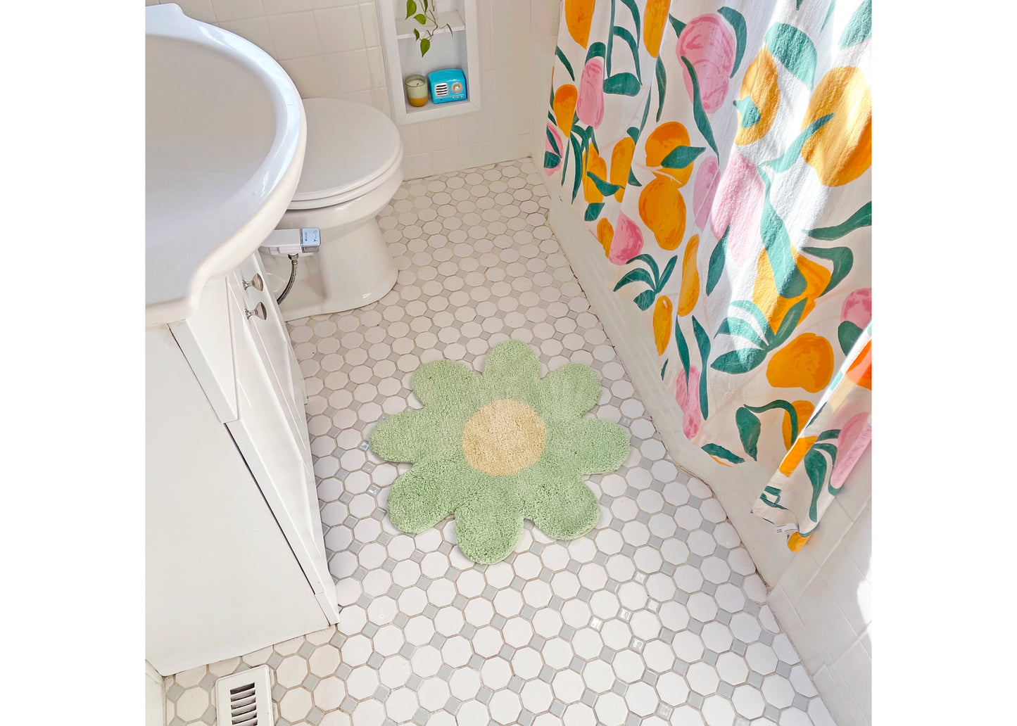 Daisy Rug in Pistachio