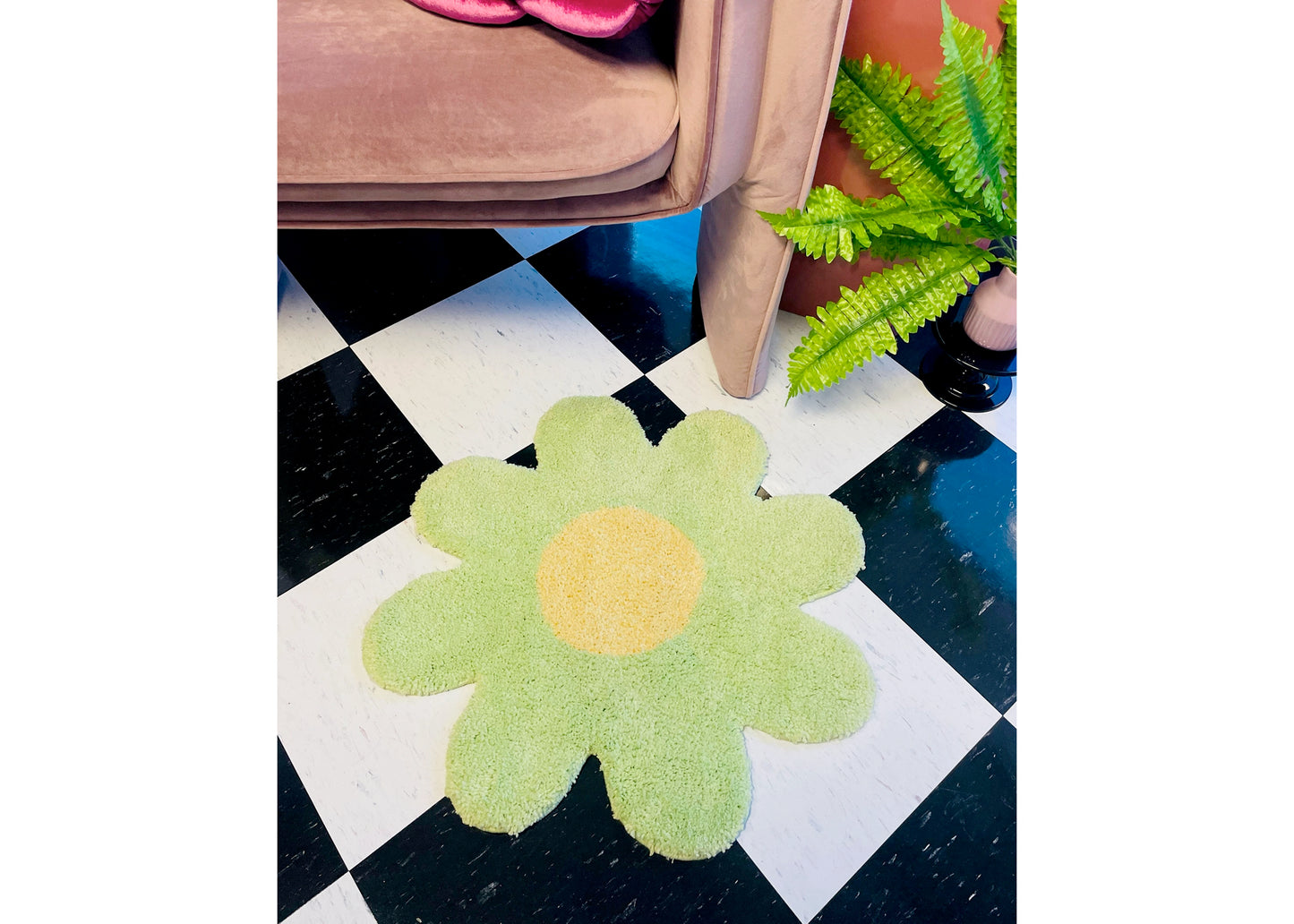Daisy Rug in Pistachio