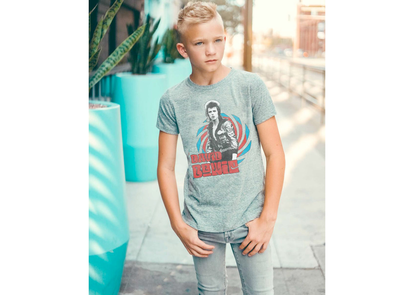 David Bowie Swirl Kids Tee
