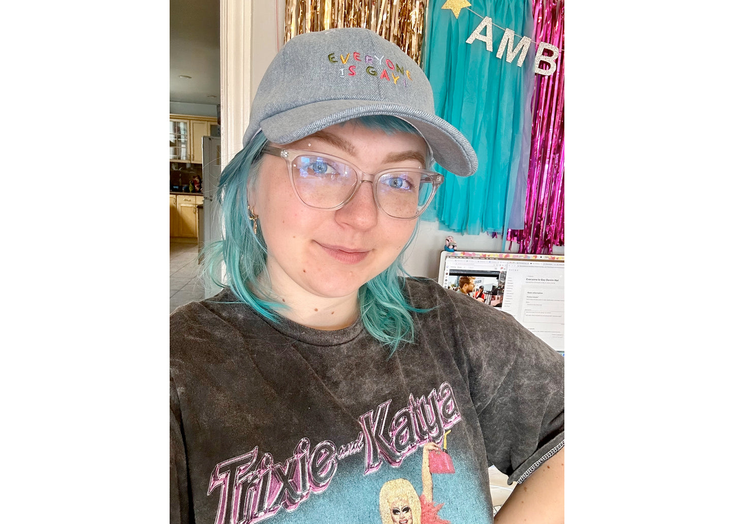 Everyone Is Gay! Denim Baseball Hat