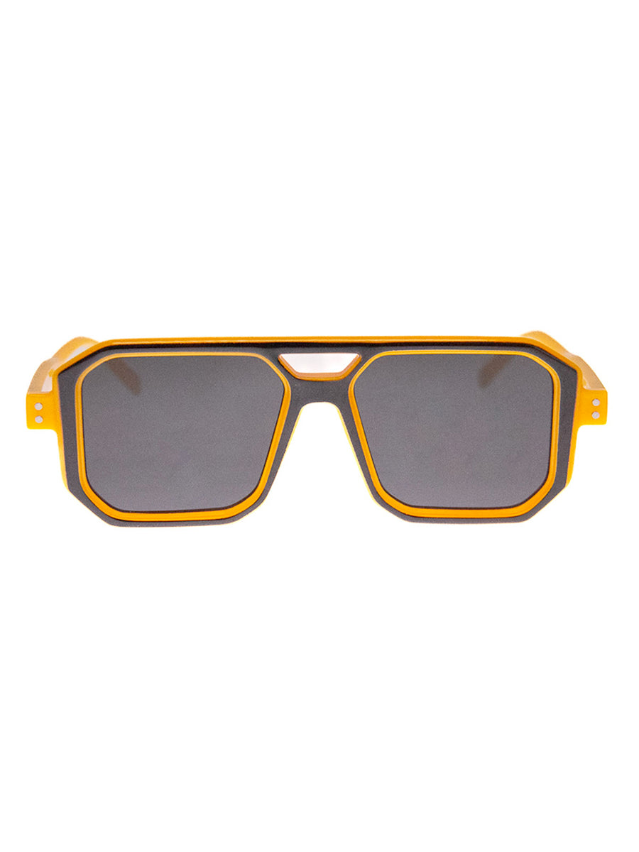 Flicker Suglasses in Black/Amber