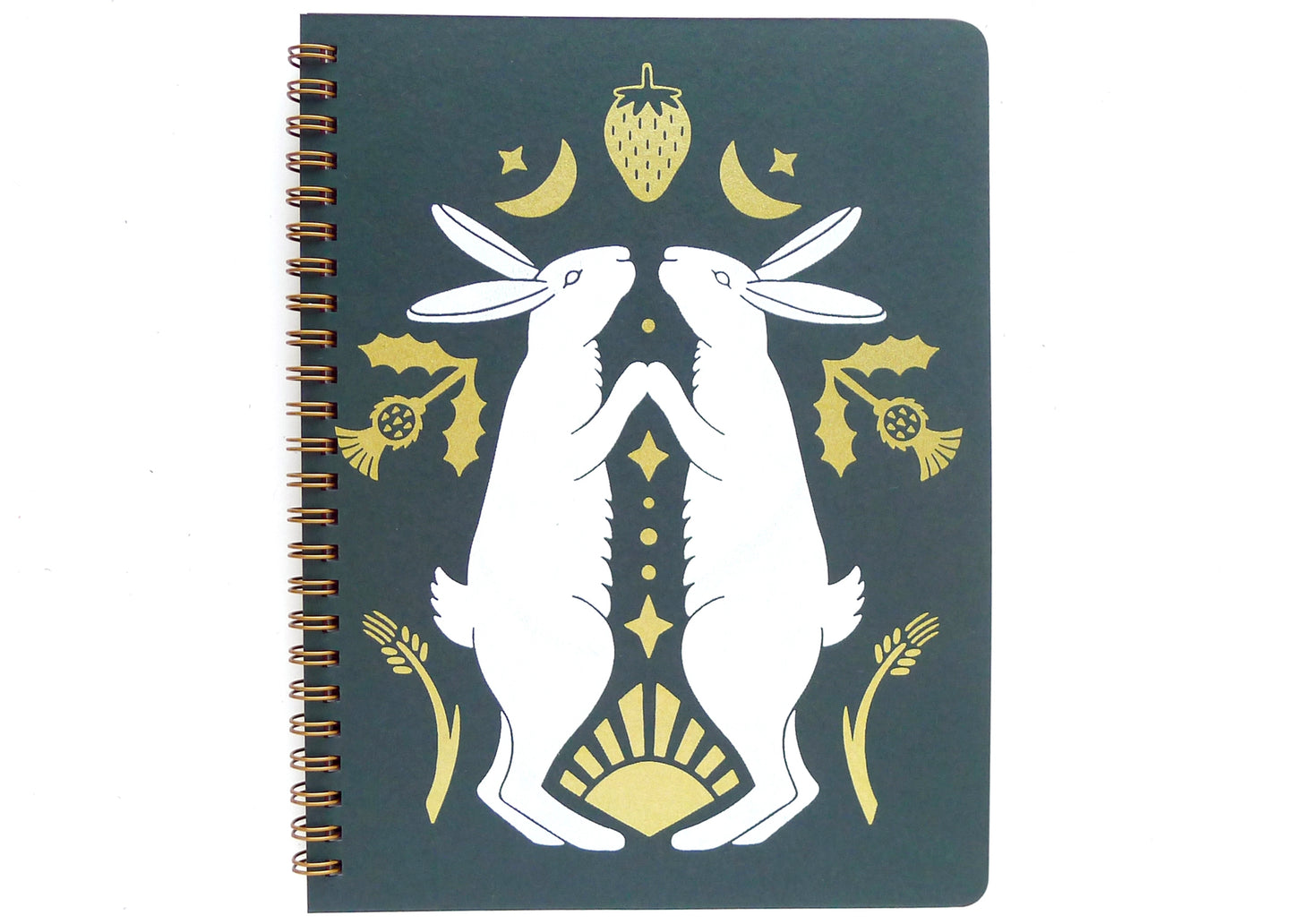 Harvest Rabbits Spiral Notebook