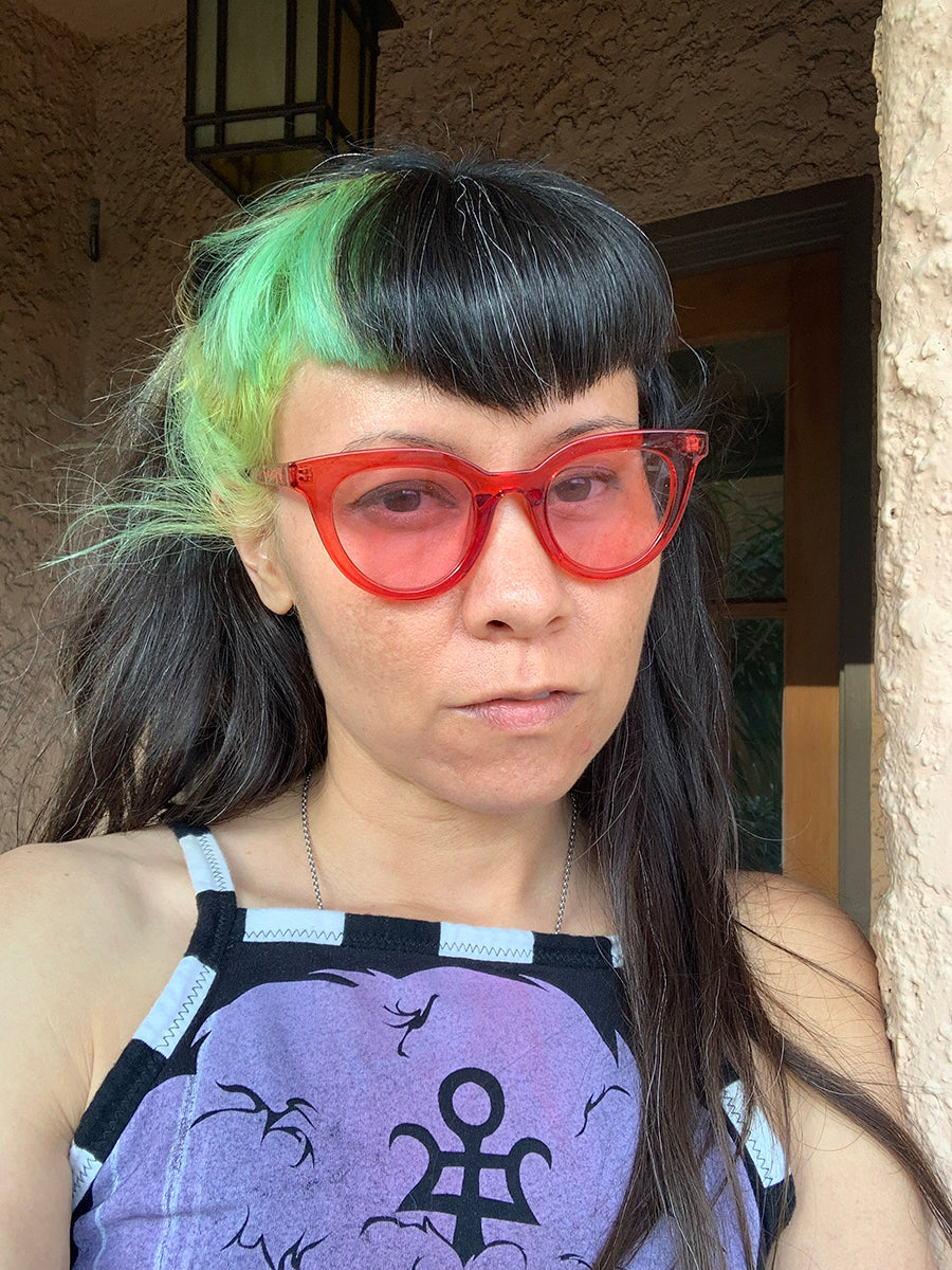 Hotsy Totsy Sunglasses in Crystal Red