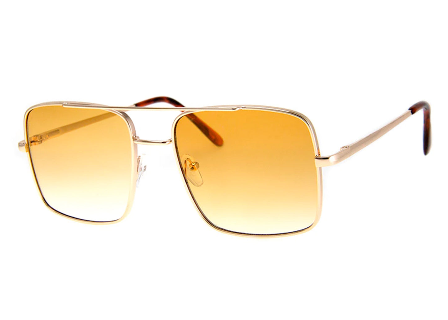 Issue Sunglasses in Gold/Amber
