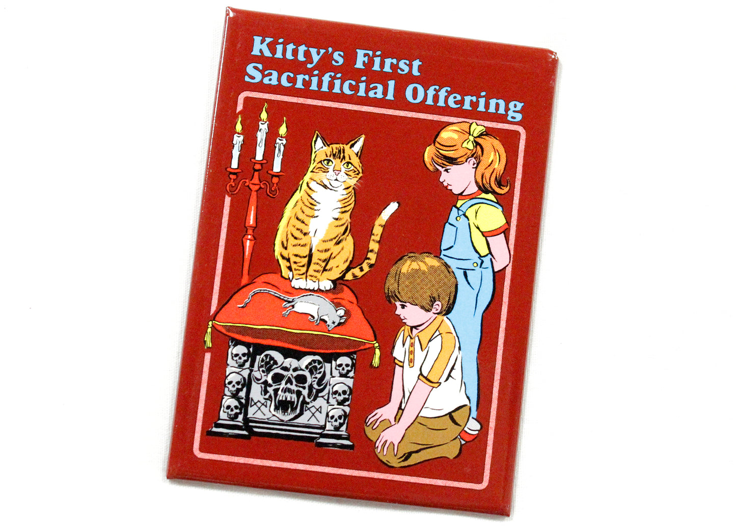 Kitty's First Sacrificial Offering Magnet