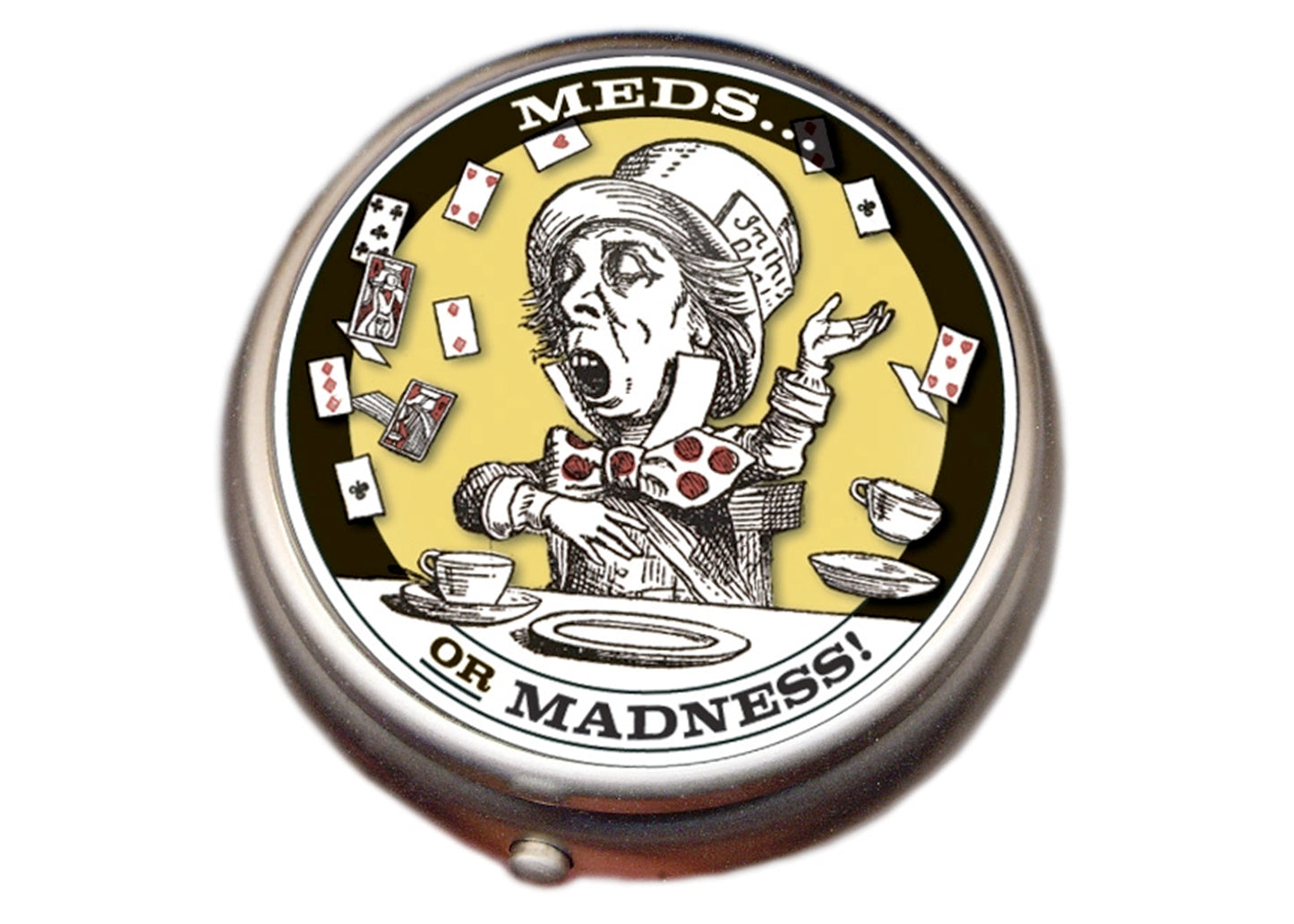 Mad Hatter Pill Box