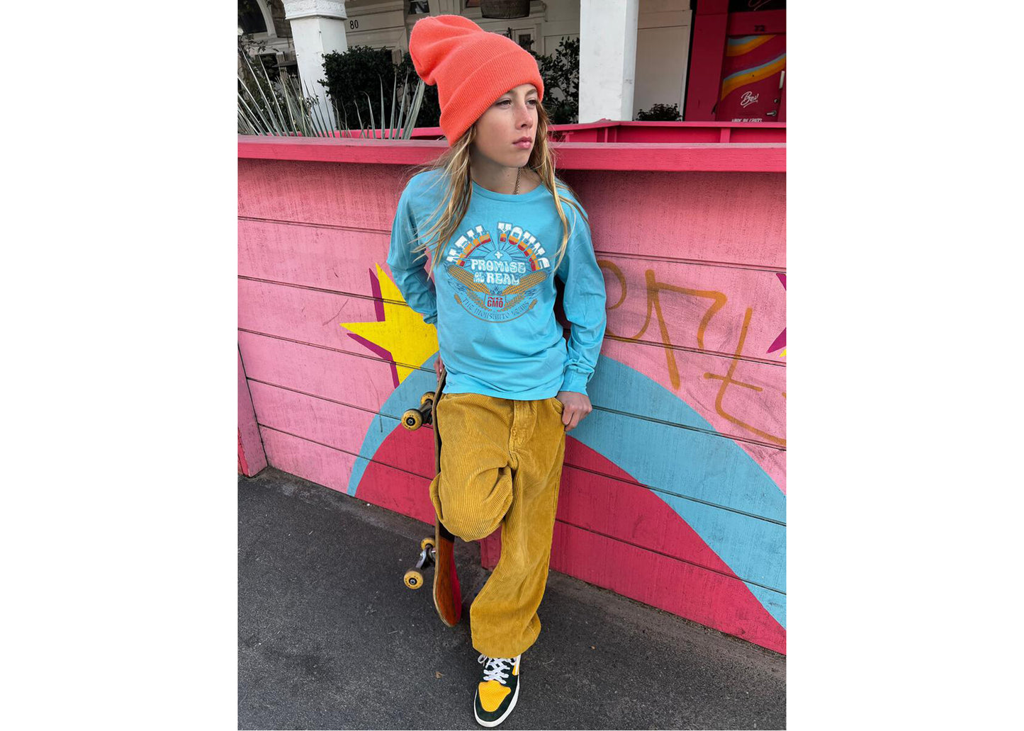 Neil Young Promise of the Real Long Sleeve Kids Tee