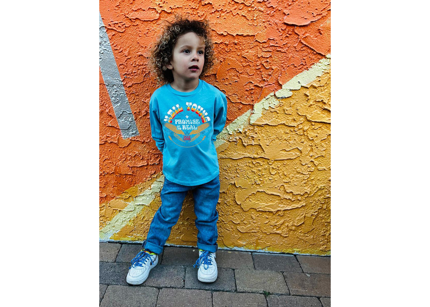 Neil Young Promise of the Real Long Sleeve Kids Tee
