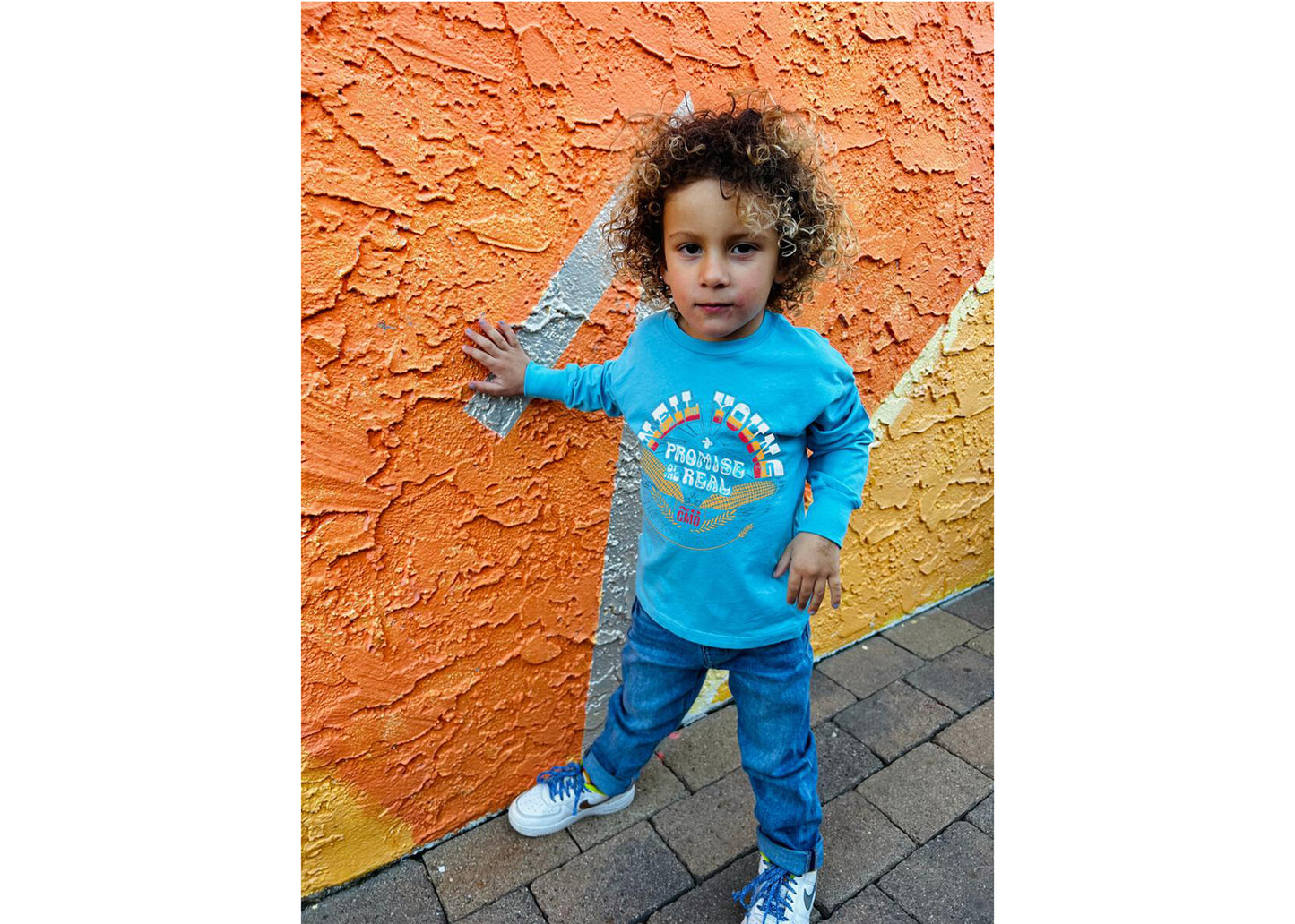 Neil Young Promise of the Real Long Sleeve Kids Tee