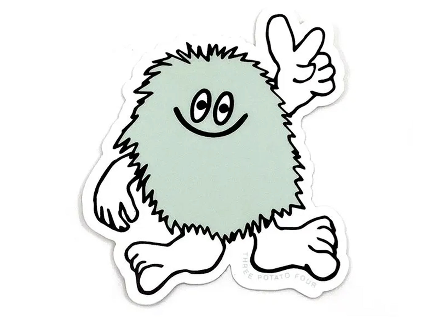 Peace Fuzz Sticker