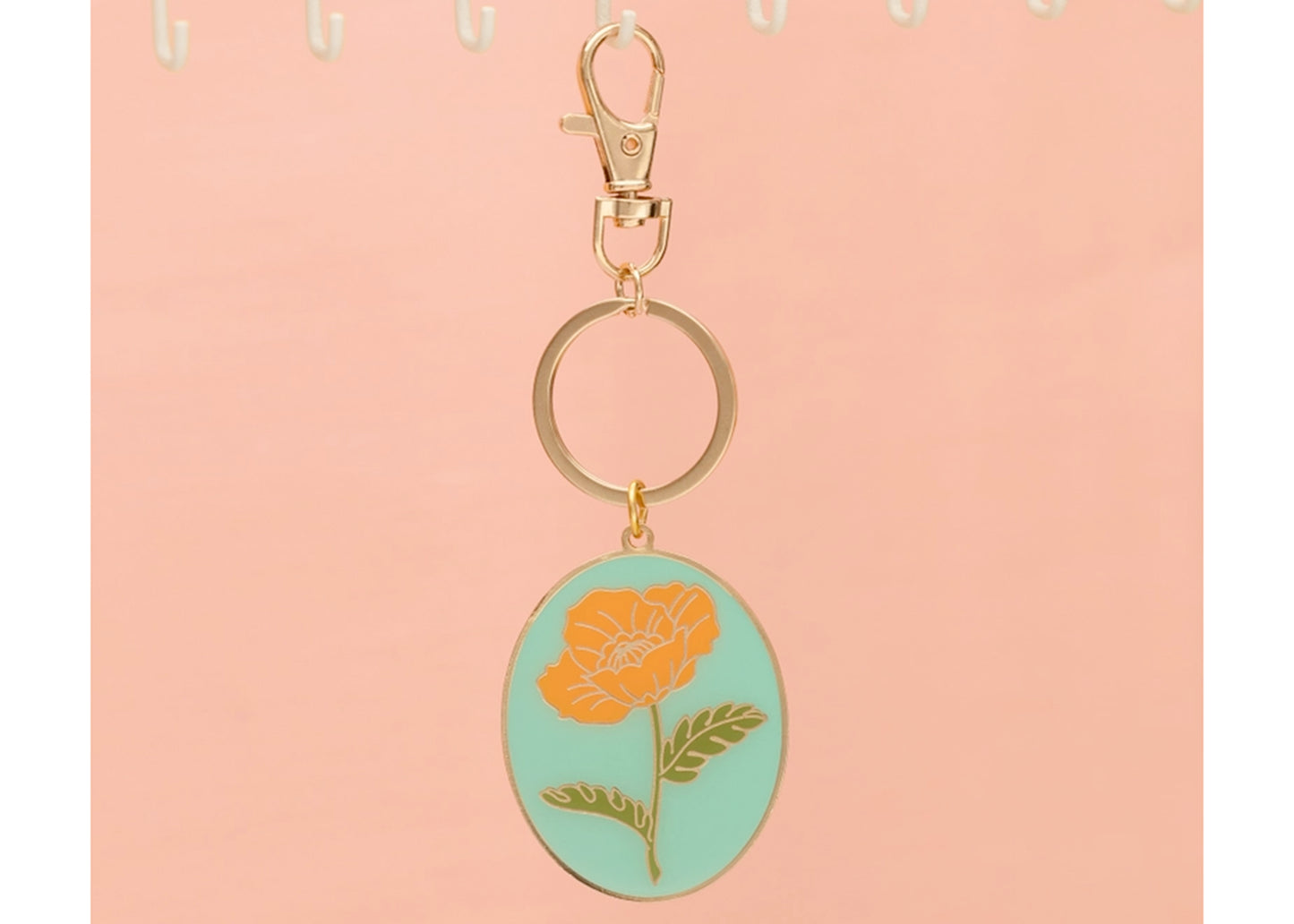 Poppy Keychain