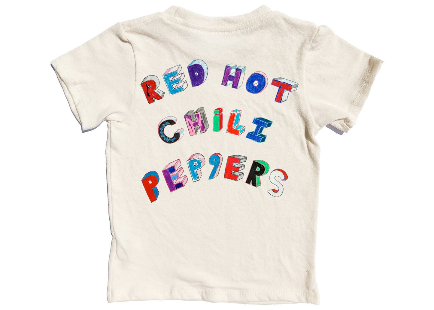 Red Hot Chili Peppers Block Letters Kids Tee