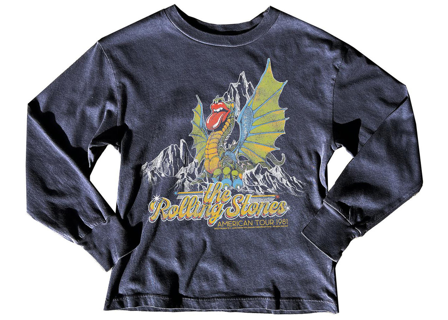 Rolling Stones American Tour 1981 Long Sleeve Kids Tee