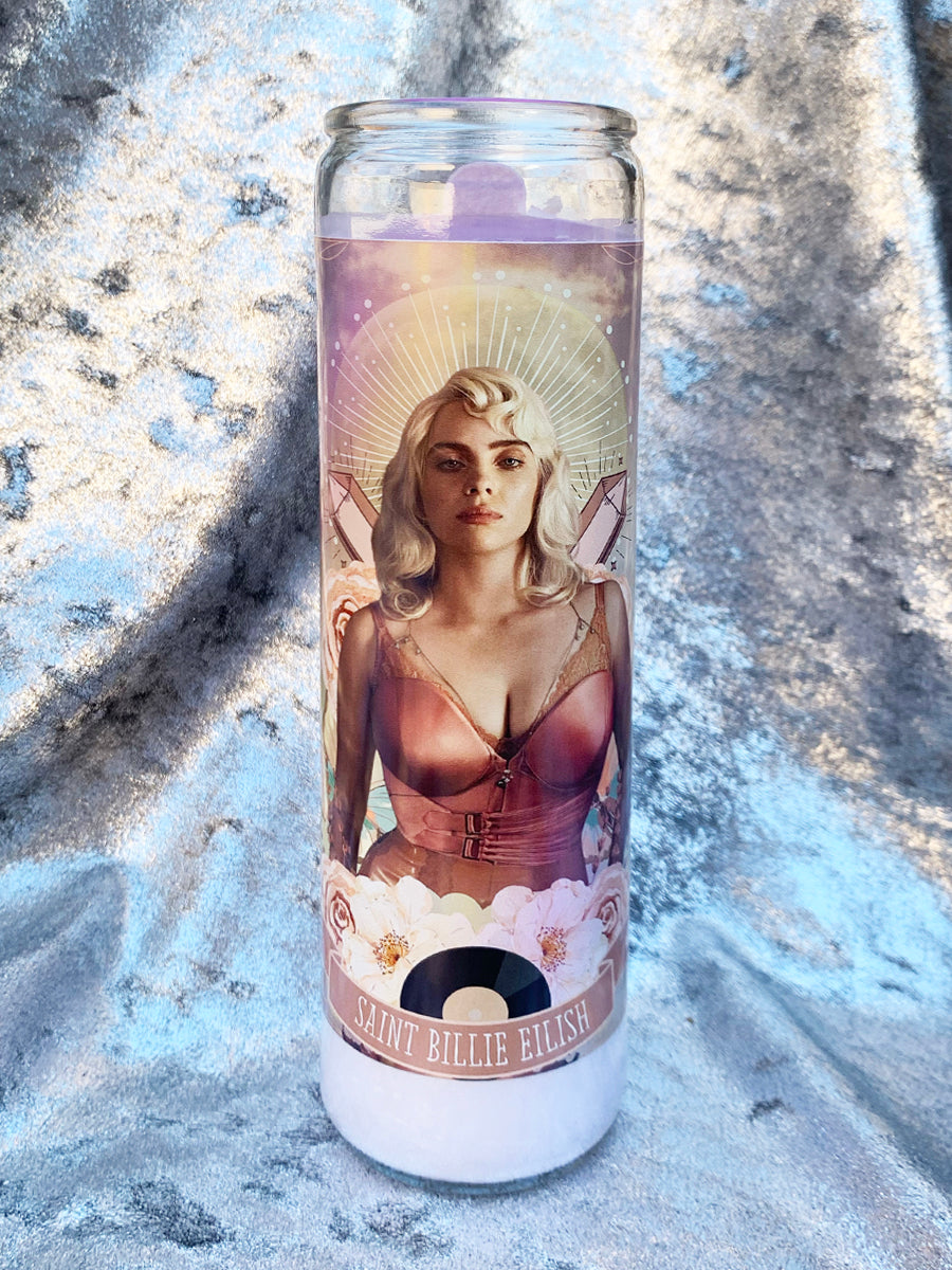 Saint Billie in Pink Altar Candle