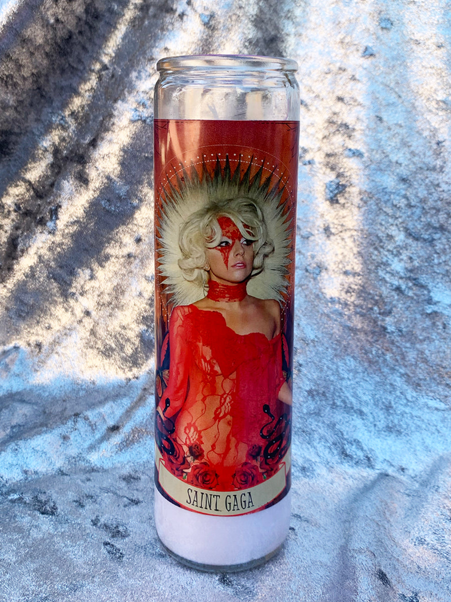 Saint Gaga Altar Candle