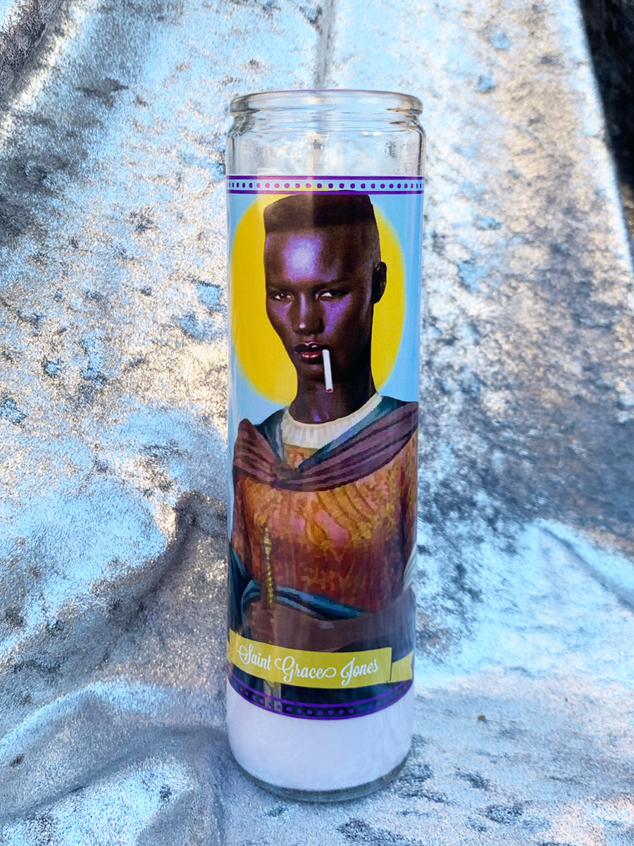 Saint Grace Jones Altar Candle