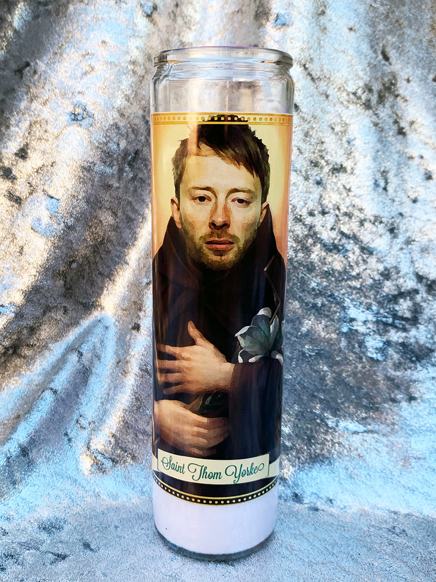 Saint Thom Yorke Altar Candle