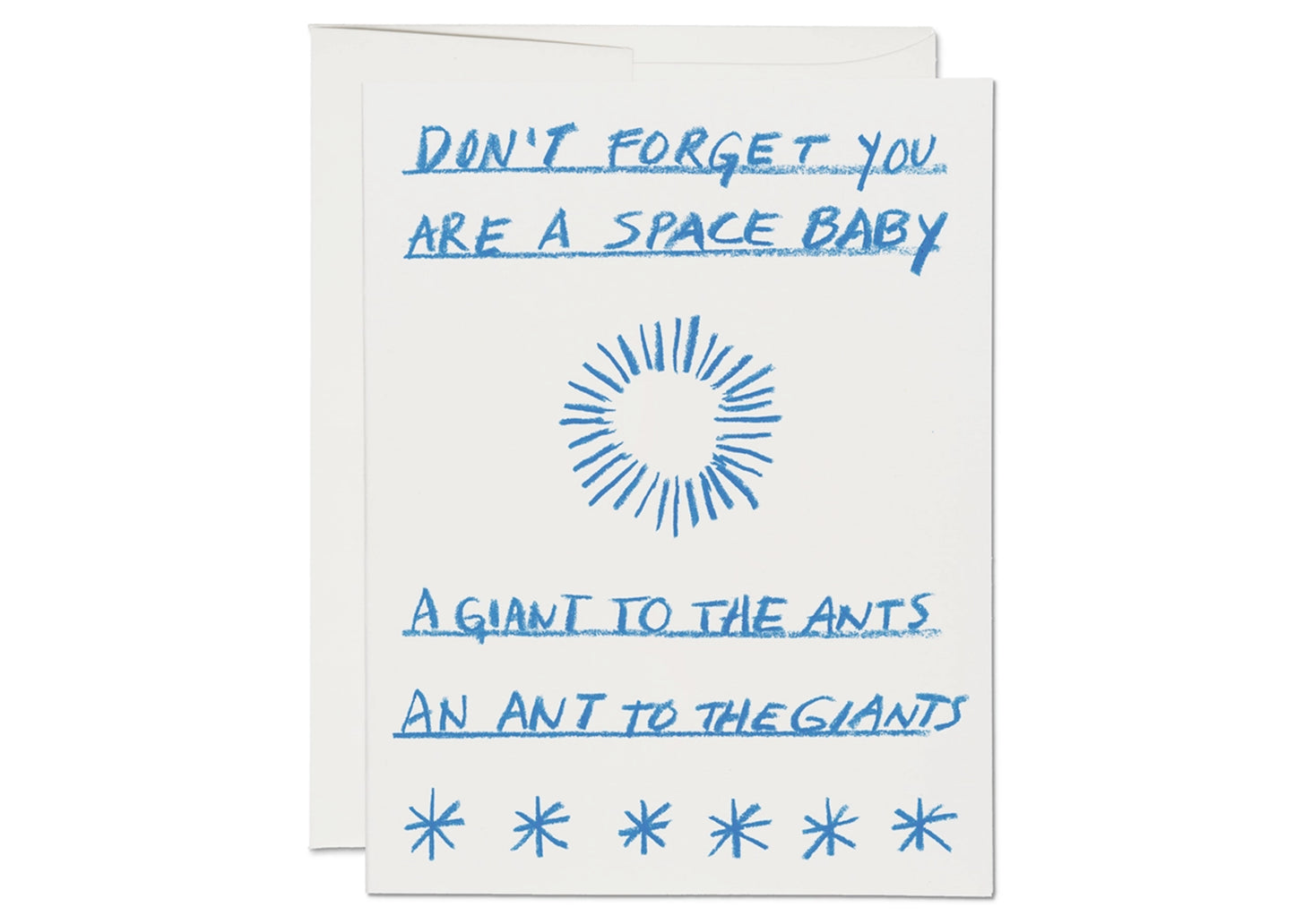 Space Baby Encouragement Card