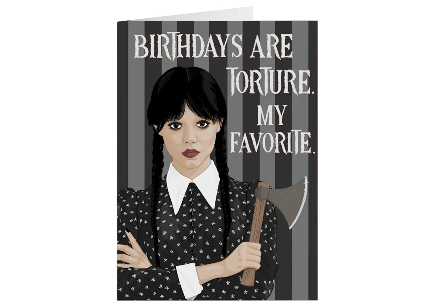Wednesday Birthday Card