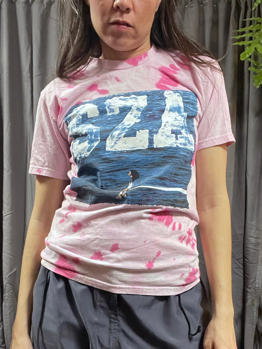 SZA Pink Tie Dye SOS Tour 2023 Tee