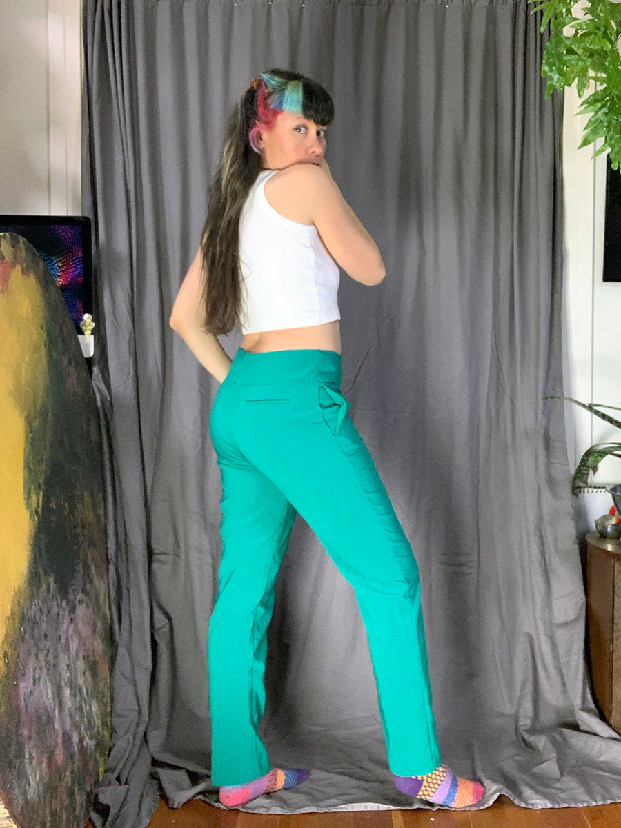 Chrissy Teigen x Revolve Green Tapered Trousers