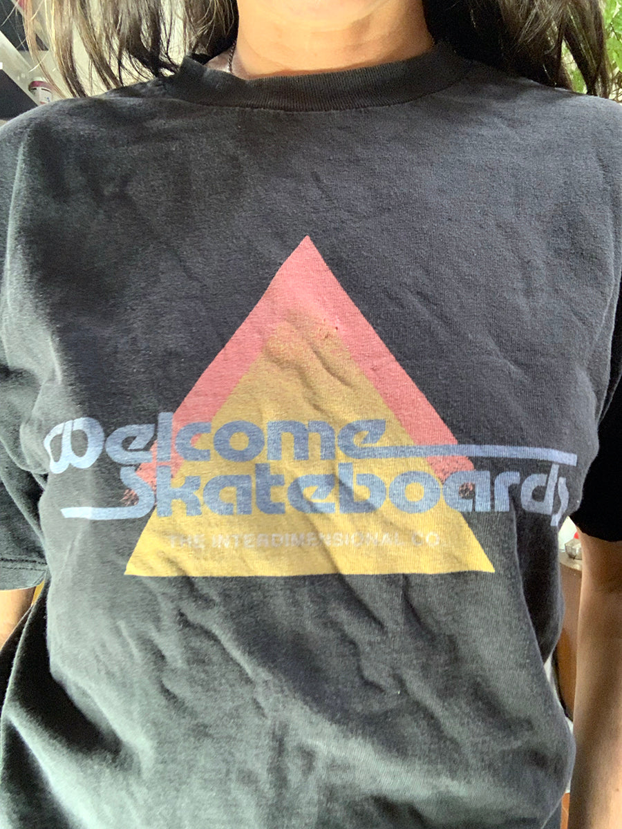 Welcome Skateboards The Interdimensional Co. Futuristic Triangle Tee